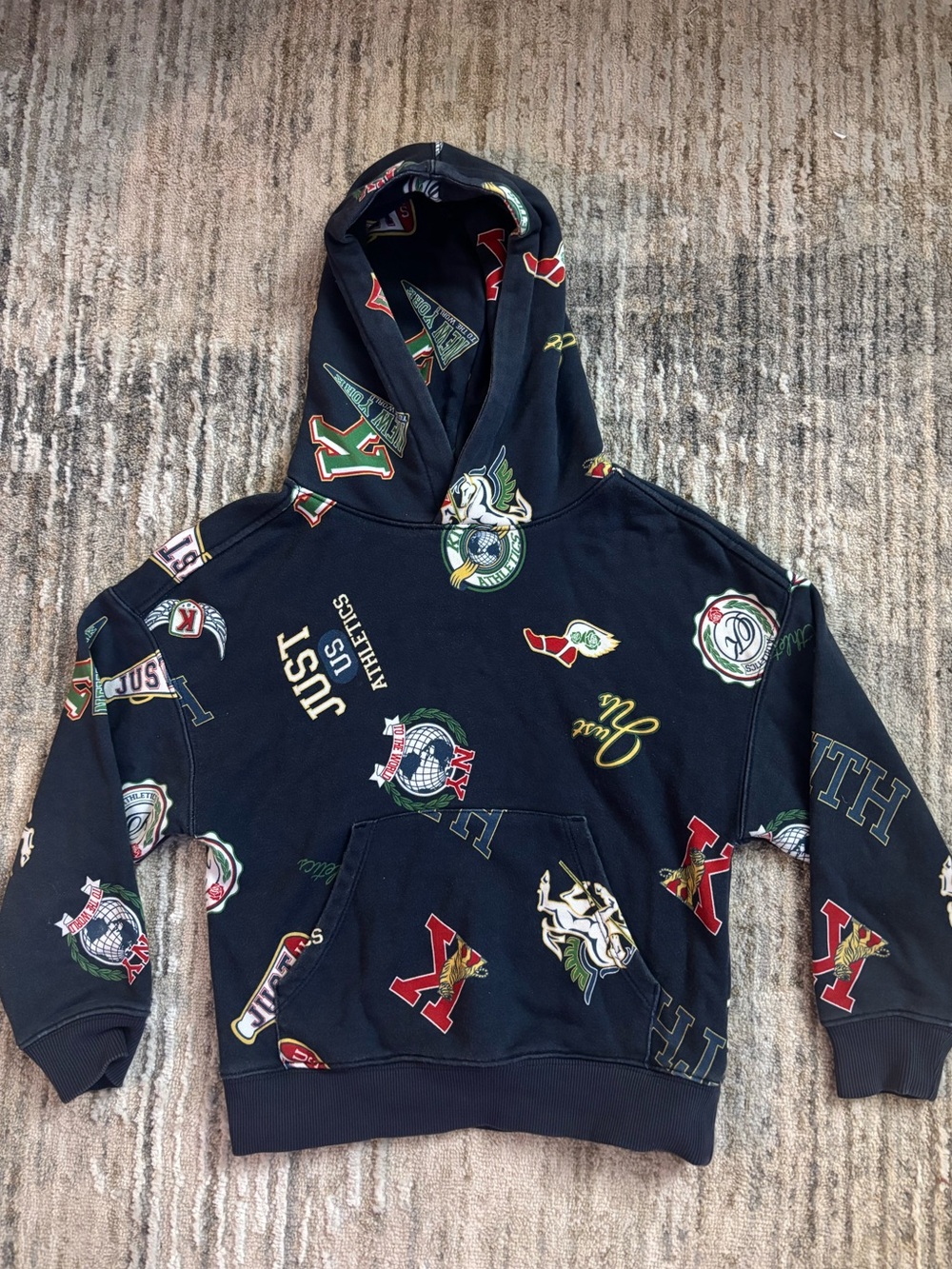 Kith Kids Letterman Sweatshirt Logo Jacket